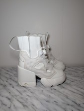 Maison Margiela x Reebok Tabi Instapump chunky sneakers White boots EU 35 UK5