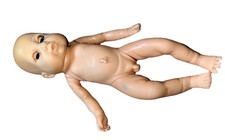Vintage Padgett Bros. Newborn Baby Boy Doll Umbilical Cord Anatomically Correct