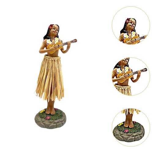 16cm hawaiian hula girl - hawaiian,