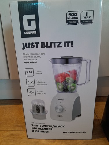 Geepas blender 1 8l jug - blender,