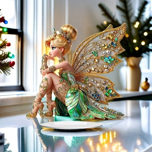 Waterproof fairy figurine with - waterproof,