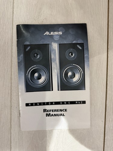 Alesis monitor one manual - one,