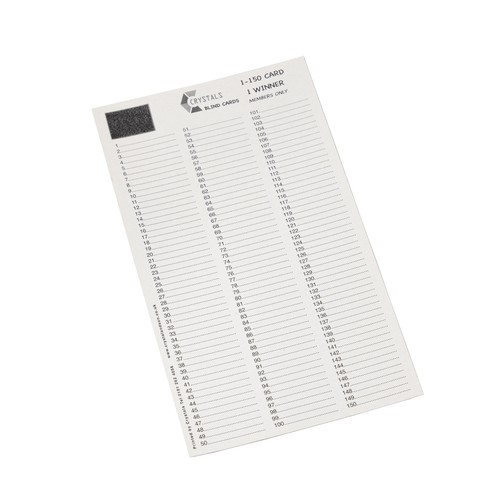 150 blind scratch card - 5,