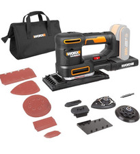 WORX Sandeck WX820.9 20V Cordless Multi Sander (Bare Unit)