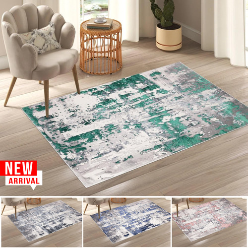 Modern abstract area rug non - modern,