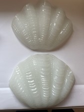 2 Art Deco Shell Wall Light
