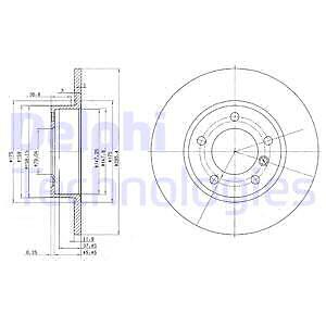 New brake disc for - brake, bmw:3
