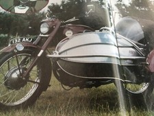 ARIEL HUNTER GARRARD GRAN PRIX SIDECAR OUTFIT COMBINATION MOTORCYCLE ARTICLE