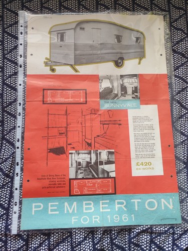 Vintage original 1961 fold out - vintage,
