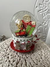 Tk Maxx Christmas Gingerbread Snow Globe Musical candy cane New Toys Rare