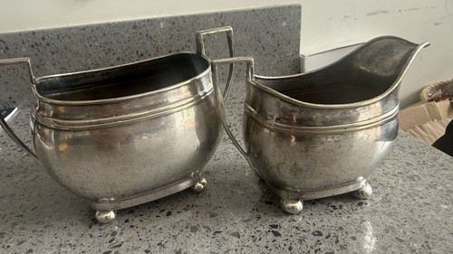 Glohr silver plate sauce - silver, boats