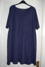 Ladies Navy Blue Short Sleeved