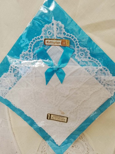 Vintage nottingham lace white - vintage,