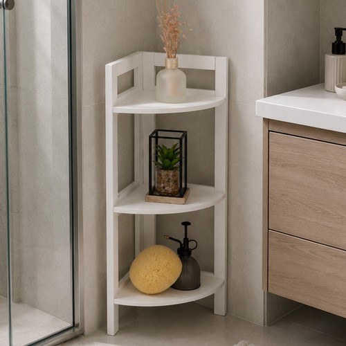 Bathroom corner shelf - corner, tier