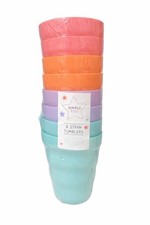 8 Kids Straw Tumblers Cups Set