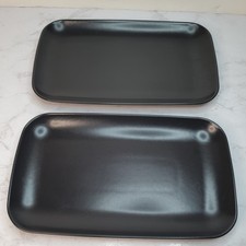 Ikea 2x Dark Rectangle Dinner