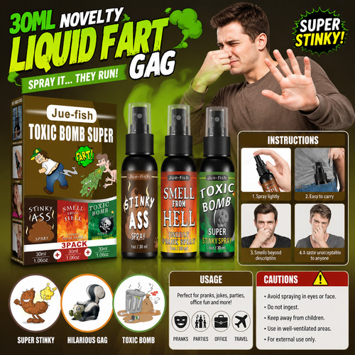 30ml novelty liquid fart - novelty, spray