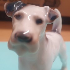 FOX TERRIER ORNAMENT BY BING + GRONDAH.(A)