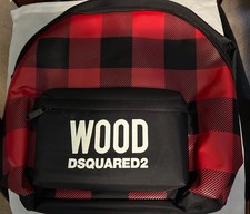 Wood DSQUARED2 Red & Black