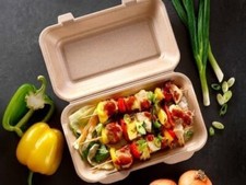 Brown Insulated Clamshell