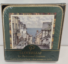 Cloverleaf 6 Traditional Heat Resistant Coasters Village Scenes New UK Free P+P