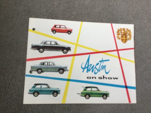 Austin show brochure c1960 - on,