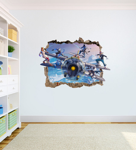 Fortnite wall art - wall, sticker