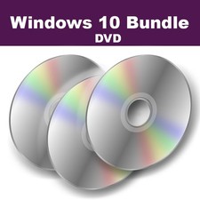 Windows 10 Recovery Reinstallation 3 x DVD Bundle