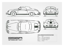 Poster - Porsche 356A