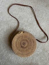 Zara Weaved Straw Crossbody