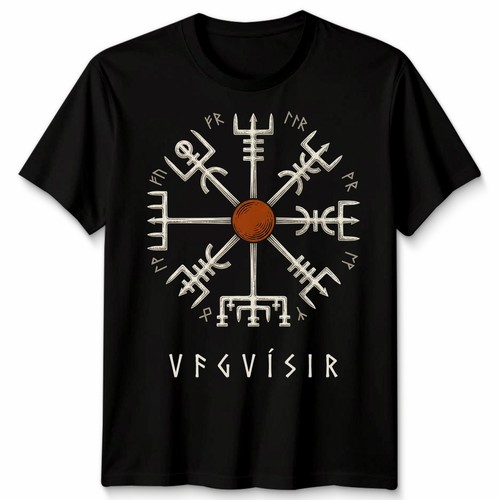 Viking compass unisex shirt - compass, t