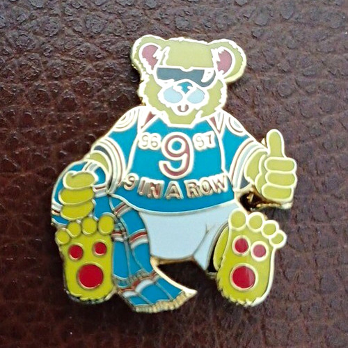 Glasgow rangers enamel bear - enamel,