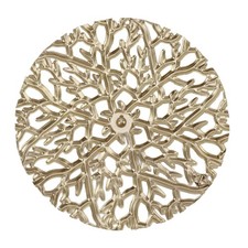 (S) Gold Wall Art Set Golden