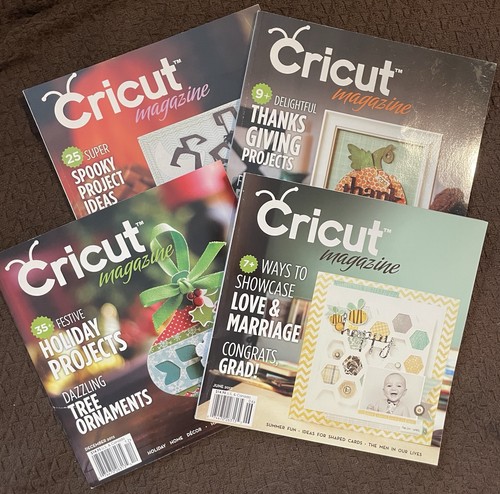 Lot cricut magazine - lot, 4