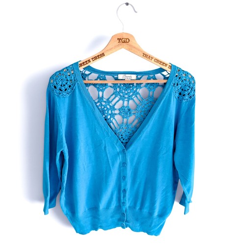 Ladies sleeved cardigan - 3/4,