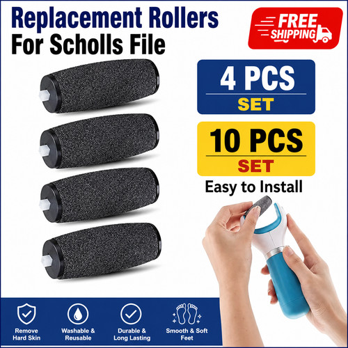 10x foot file refills - 4x/10x,