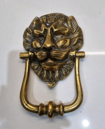 Antique victorian brass - brass, lions