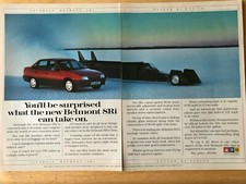 VAUXHALL BELMONT SRI SALT FLATS  POSTER ADVERT READY FRAME SIZE 2 X A4 FILE P