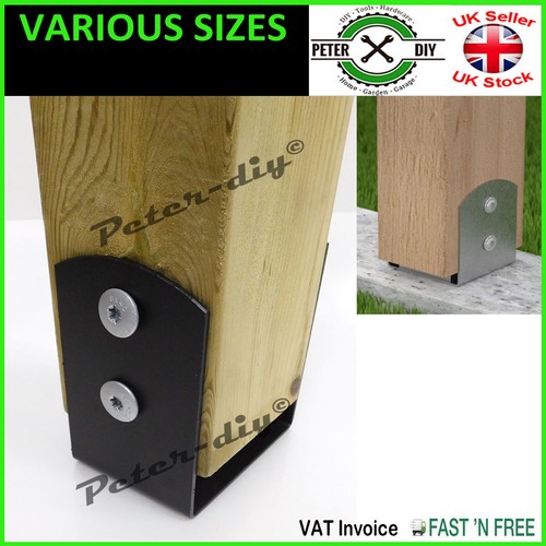 Black bolt down base - black, post