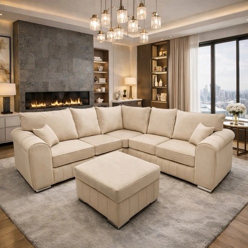 Luxury plush velvet 2c2 - 2c2, corner