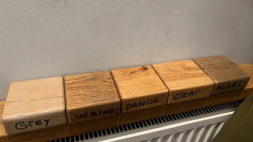 Solid oak mantel beam - oak, rustic