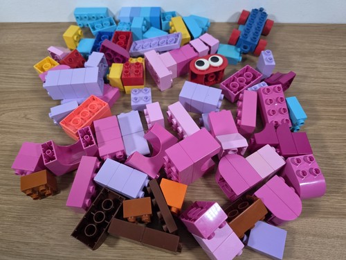 Lego duplo 2kg - lego, pink