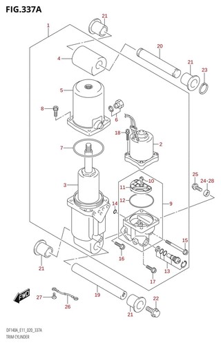 Suzuki genuine circlip dt55 - suzuki,