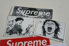 FW17 Supreme Akira full sticker set box logo 4 stickers in total Anime Japanese