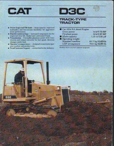 Caterpillar d3c track - caterpillar, "d3c"