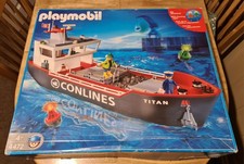 RARE! Playmobil Cargo Ship