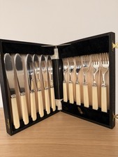 Vintage Fish Knife & Fork Set
