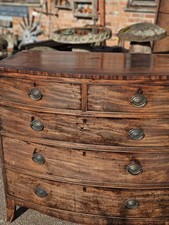 Antique 19thc Crossbanded