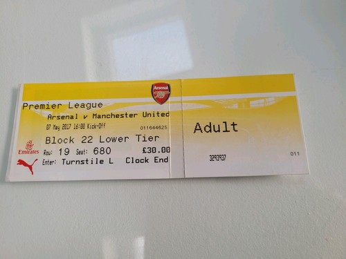 Manchester united ticket - ticket, v