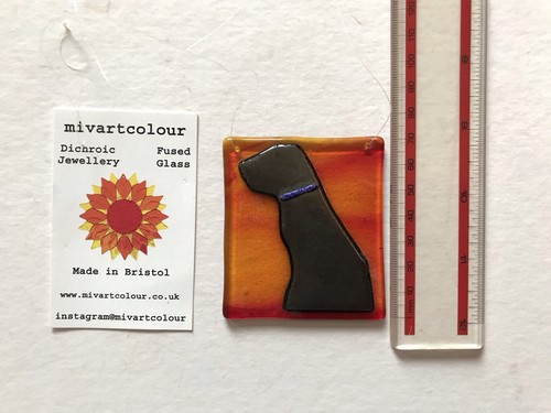 Dichroic jewellery fused - -,